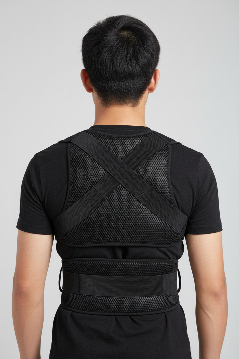 Adjustable Posture Corrector Belt – Breathable, Unisex